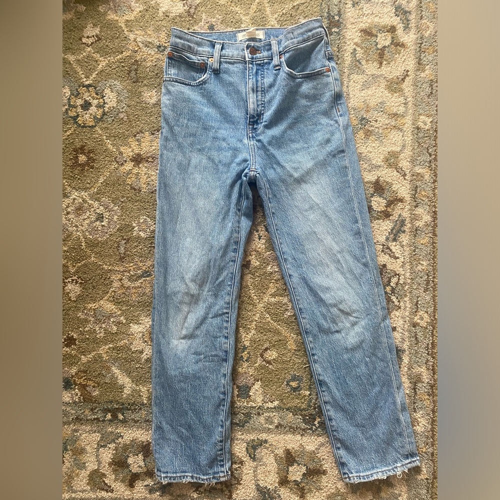 Madewell classic straight jean